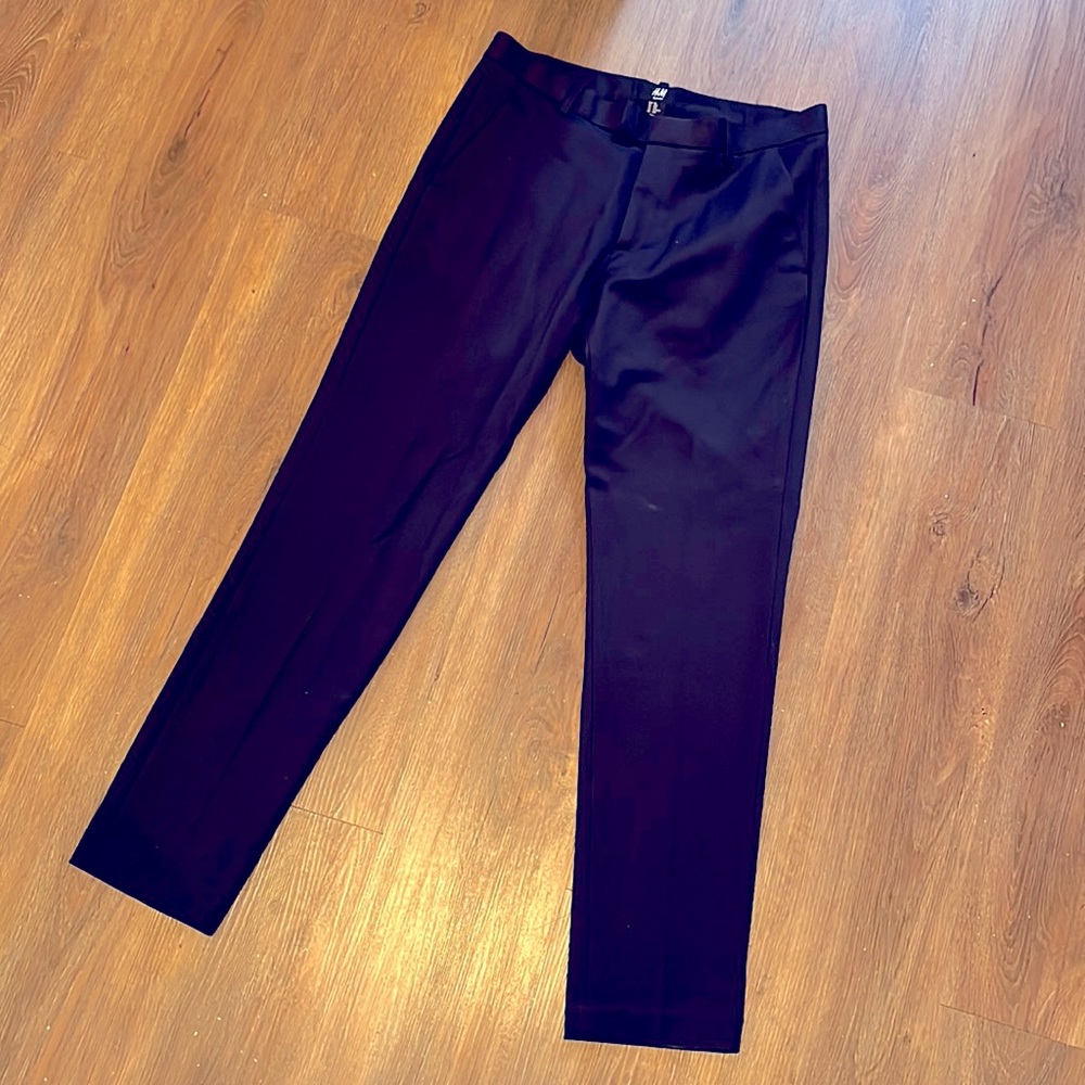 H&M Men’s Navy Blue Slim Fit Pants